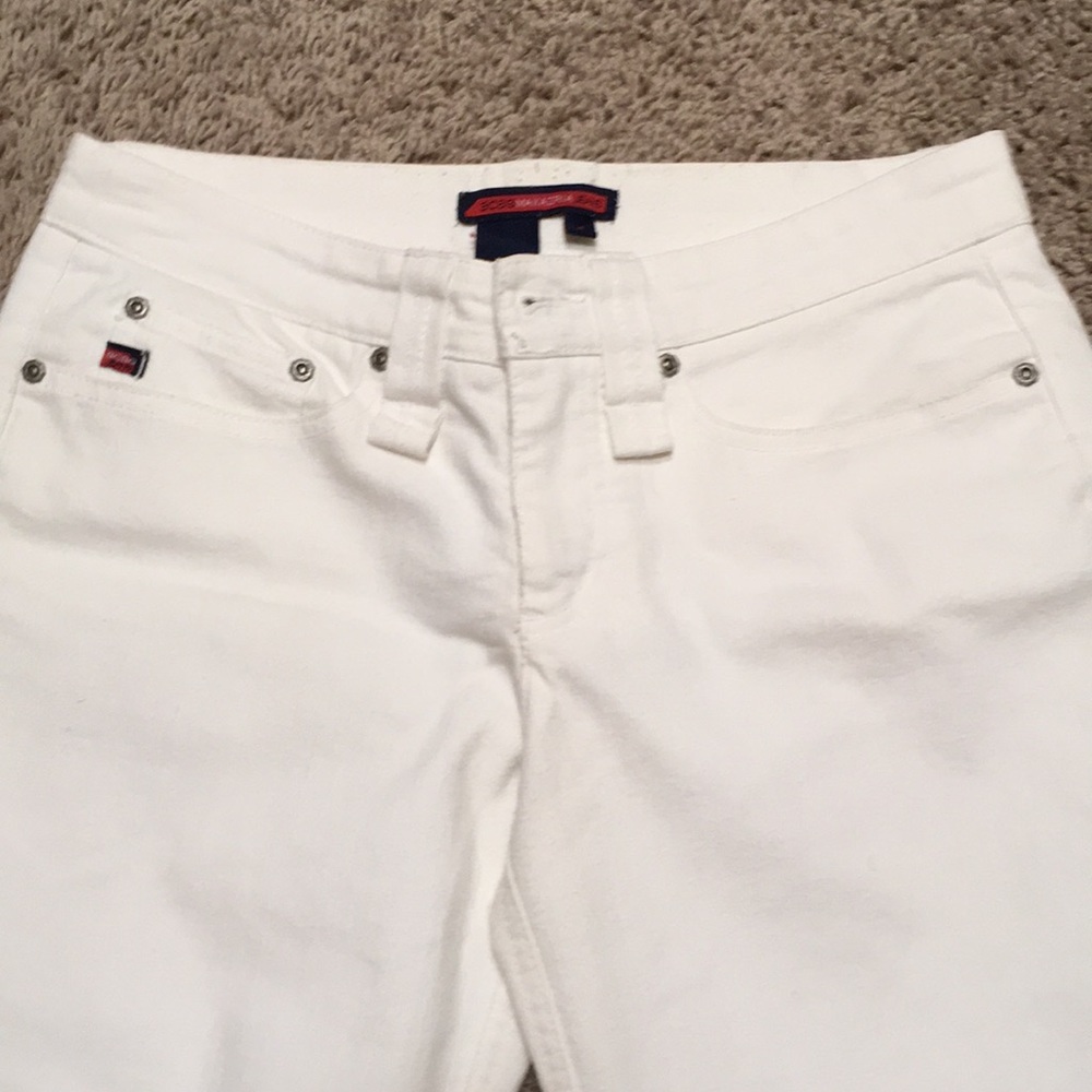 BCBG Maxazria Jeans White 4 Petite Sarula